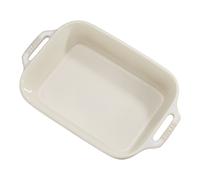 Staub Ceramique 27 x 20 cm rectangular ceramic Oven dish ivory-white