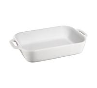 Staub Ceramique 27 x 20 cm rectangular ceramic Oven dish white