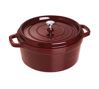STAUB Cocotte, Cast Iron Casserole 28 cm, 6.7 L, Induction, Made in France