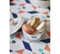 Staub Cocotte Oval White Storage Container Microwave Safe Japanese Ceramic Cocotte Oval "mini 11cm" Heat-resistant [authorized Product] 40511-089