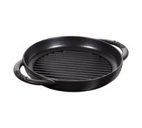 Staub Grill Pans 23 cm round Cast iron Pure Grill black