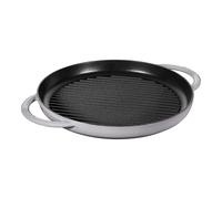 Staub Grill Pans 30 cm round Cast iron Pure Grill graphite-grey