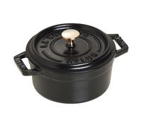 Staub La Cocotte 10 cm round Cast iron Mini Cocotte black