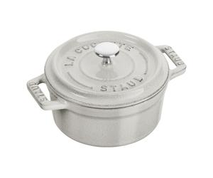 Staub La Cocotte 10 cm round Cast iron Mini Cocotte white truffle