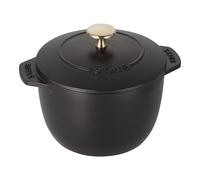 Staub La Cocotte 16 cm round Cast iron Rice Cocotte black
