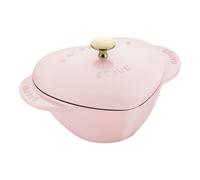 Staub La Cocotte 20 cm heart Cast iron Cocotte sorbet rose