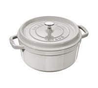 Staub La Cocotte 20 cm round Cast iron Cocotte white truffle