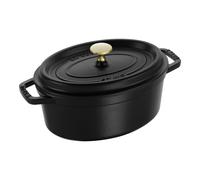 Staub La Cocotte 23 cm oval Cast iron Cocotte black