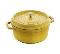 Staub La Cocotte 24 cm round Cast iron Cocotte citron