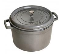 Staub - La Cocotte, 24 cm, round, high, graphite grey, 40502-291 / 12502418