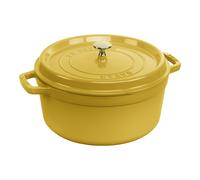 Staub La Cocotte 26 cm round Cast iron Cocotte citron