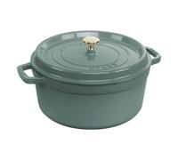 Staub La Cocotte 26 cm round Cast iron Cocotte eucalyptus