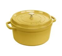 Staub La Cocotte 28 cm round Cast iron Cocotte citron