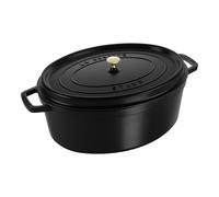 Staub La Cocotte 33 cm oval Cast iron Cocotte black