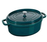 STAUB Staub La Cocotte oval pot cast iron 8 L La Mer