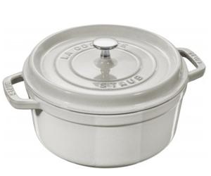 Staub - La Cocotte round 22 cm, white truffle, 40501-411 / 11022107