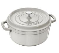 STAUB Round Casserole Dish Truffle White Size 26 cm