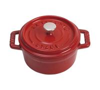 Staub Mini Cocotte, Induction Suitable, Cast Iron, Cherry Red, 10 cm, 13 x 10 x 7 cm, 1 unit