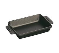 STAUB Mini Dish Rectangular 15 x 11 cm, Black