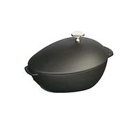 Staub Mussel Pot with Lid, 25 cm, Matt Black, 1102523