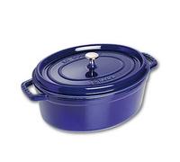 Staub - Oval Casserole in Cast Iron 6,7 L, Dark Blue - Blue