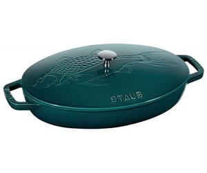 Staub - Oval Gratin with Fish Lid, 32 cm, La Mer, 40501-125 / 11223337