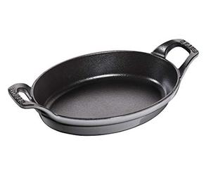 STAUB Oval Roasting Dish, 21 cm, Graphite Grey