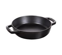 Staub Pans 20 cm Cast iron Frying pan with 2 handles black