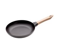 Staub Pans 24 cm Cast iron Frying pan with wooden handle black