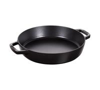 Staub Pans 26 cm Cast iron Frying pan with 2 handles black