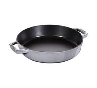 Staub Pans 26 cm Cast iron Frying pan with 2 handles graphite-grey