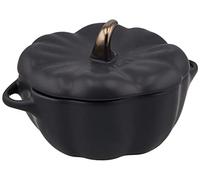 STAUB - Pumpkin - Cocotte - Matte Black - Ceramic - 12.2 cm
