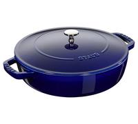 Staub - Sauté Pan with Chistera structure 24 cm, dark blue, 40511-477 / 12612491