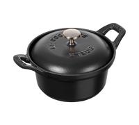 Staub Specialities 12 cm round Cast iron La Coquette black