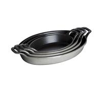 Staub Specialities 21 cm oval Cast iron Oven dish graphite-grey