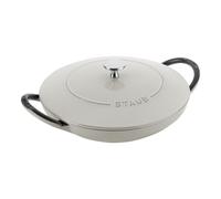Staub Specialities 24 cm Cast iron Wok white truffle