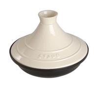 Staub Specialities 28 cm Cast iron Tajine cream