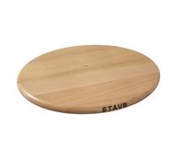 Staub Specialities 29 cm oval Beech Trivet magnetic brown