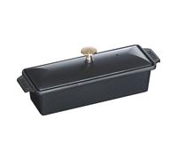 Staub Specialities 30 x 11 cm rectangular Cast iron Terrine black