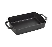Staub Specialities 30 x 20 cm rectangular Cast iron Oven dish black