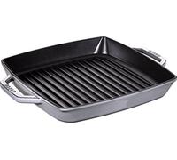 STAUB Square Grill Pan, 33 cm, Graphite Grey