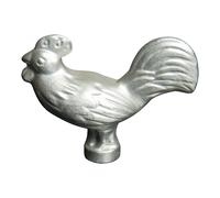 STAUB 40509-346-0 Rooster Lid Knob, Cast Iron, Silver