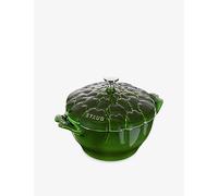 Staub Staub Artichoke Cocotte Cast-Iron Casserole Dish 22cm Basil Green 22cm
