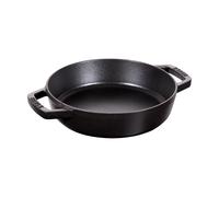 STAUB Staub braiser cast iron 2 handles black Ø20 cm