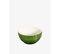 Staub Staub Brand-Embossed Ceramic Bowl 12cm Basil Green 12cm