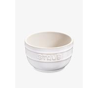 Staub Staub Brand-Embossed Set Of Two Ceramic Ramekins 9cm Ivory White 9cm