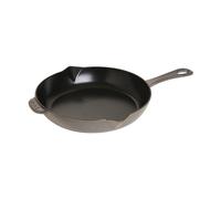 STAUB 26 cm Cast Iron Frying Pan with Cast Iron Handle, Grey