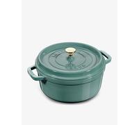 Staub Staub Cocotte Cast-Iron Casserole Dish 26.3cm Eucalyptus 28cm