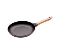 STAUB Staub frying pan cast iron black light wood handle Ø26 cm