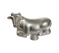 STAUB Cow Lid Knob, Stainless Steel,10 x 5 x 12.5 cm, Silber